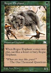 Elefante enloquecido